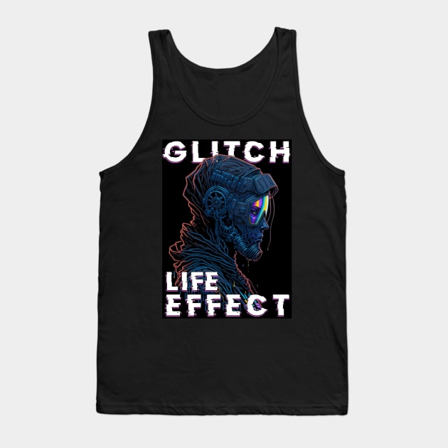 Glitch Life Effect Tank Top by QuirkyPrintShop